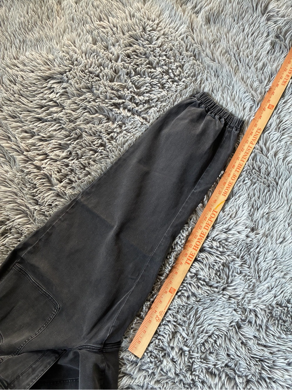 NYDJ- 14W- Charcoal Denim Cropped Pant Jean Zipper Leg - Picture 9 of 11